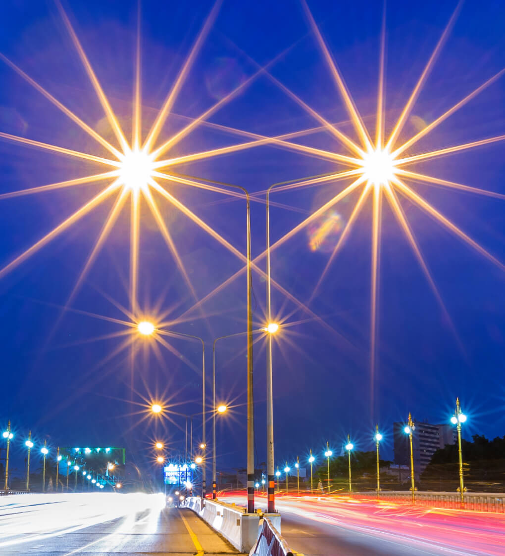 Durch die SPET geprüfte öffentliche Infrastruktur entlang einer Strasse.