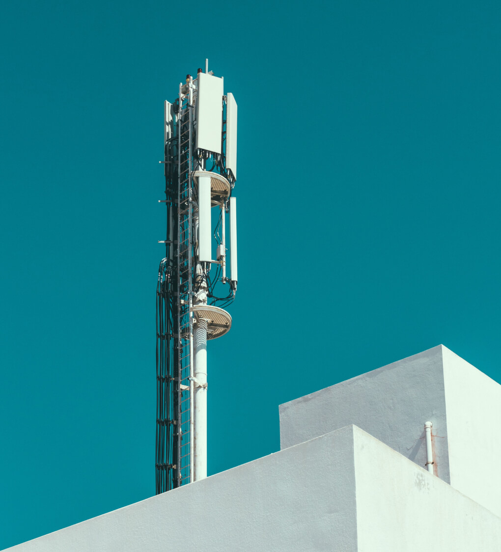 Durch die SPET geprüfter Sondermasten (Sendeantenne).